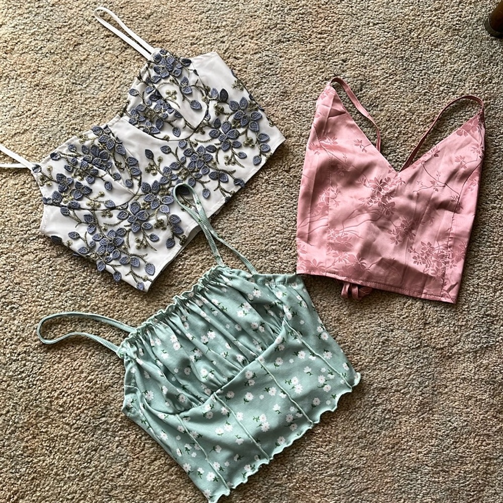 Lot of 3 SHEIN and ROMWE camisoles